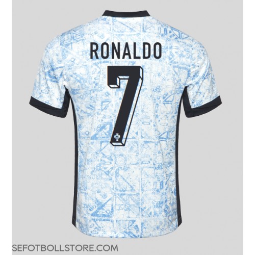 Portugal Cristiano Ronaldo #7 Replika Bortatröja EM 2024 Kortärmad